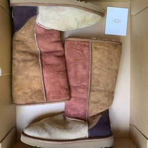 Patchwork Uggs RARE Size 7 Never Worn